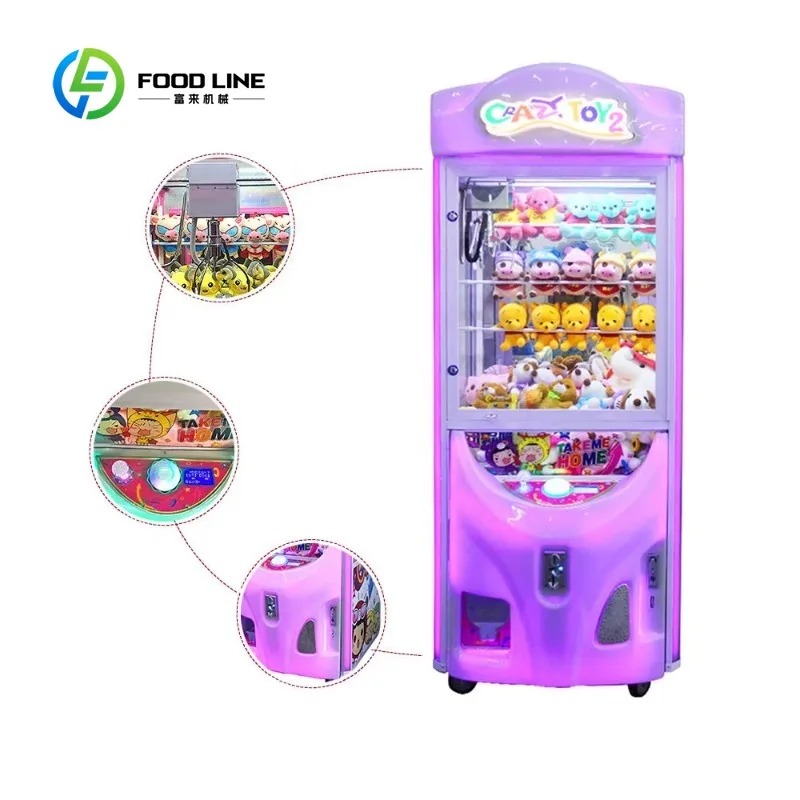 Bill Acceptor Vending - 맞춤형 동전 주입식 아케이드 크레인 게임기(빌