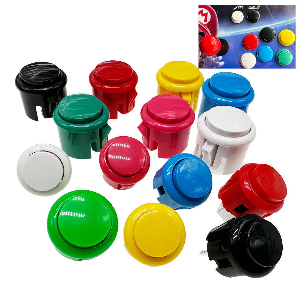 12pcs 복사 산와 버튼 30mm 24mm 아케이드  - Arcade Wangan Midnight 리뷰 및 가격