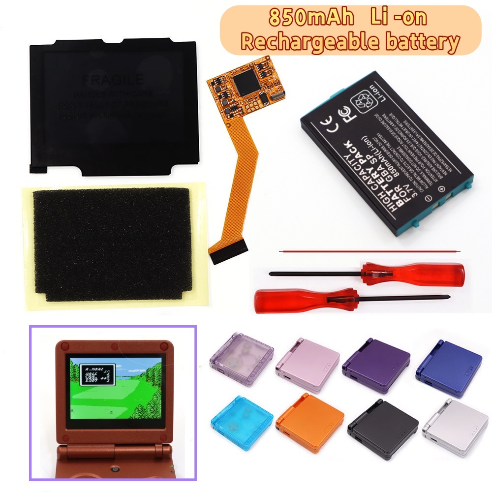 GBA SP 3.7V 배터리 팩 V2 스크린 세트 IP - Lcd Screen Arcade 리뷰 및 가격